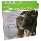 Pet-corp Medium/Semi Large Dog Door - single glazed/dual-glazed (or into wooden or aluminium doors) - clear/white/black